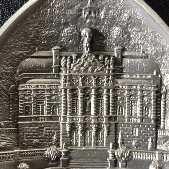 Vintage 1986 German Schloss Linderhof annual tin Zinn spoon collector limited - Picture 2 of 9